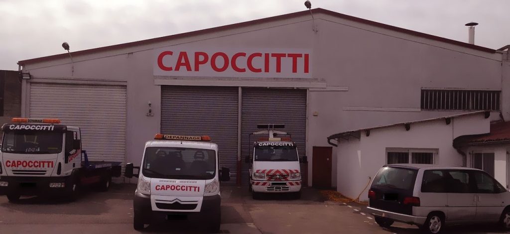 Le centre CAPOCCITTI et ses véhicules de dépannage